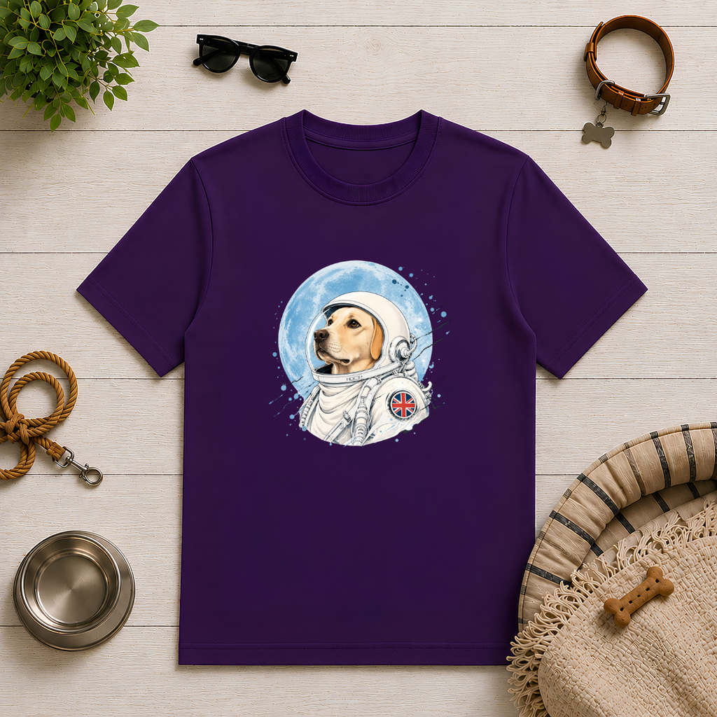 One Small Step for Dogkind – Labrador Astronaut T-Shirt