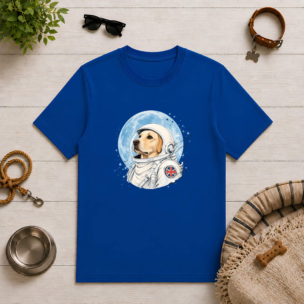 One Small Step for Dogkind – Labrador Astronaut T-Shirt