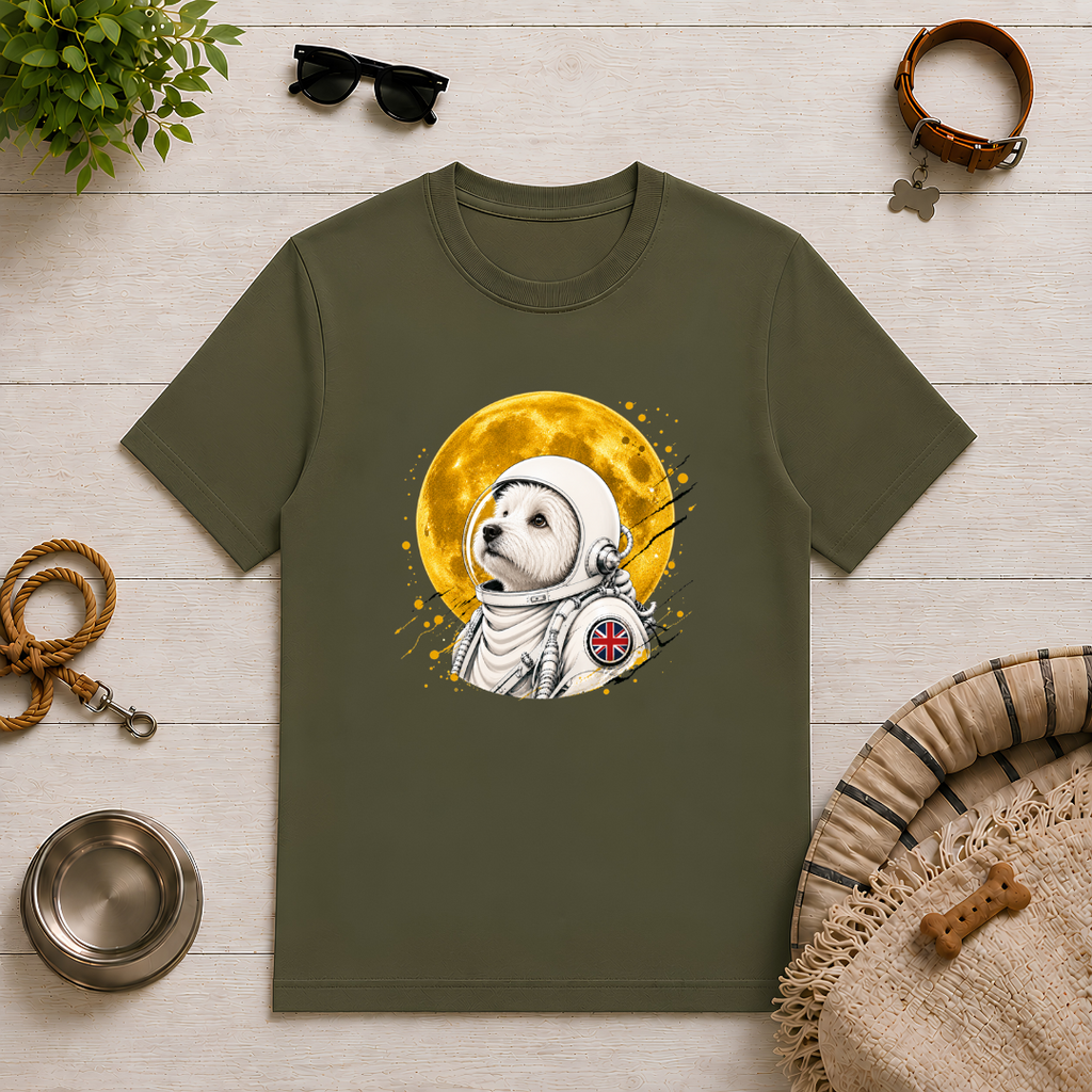 One Small Step for Dogkind – West Highland Terrier Astronaut T-Shirt